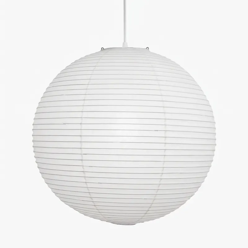 Suspension japonaise en papier washi à une ampoule