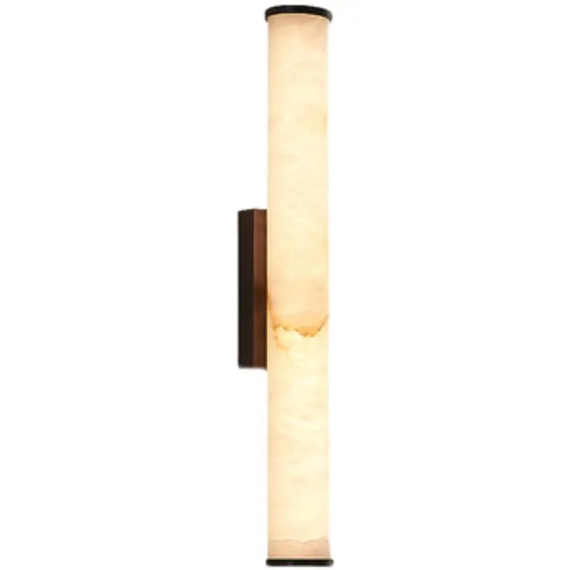 Applique murale minimaliste moderne en marbre et cuivre espagnol LED 1-Lumière