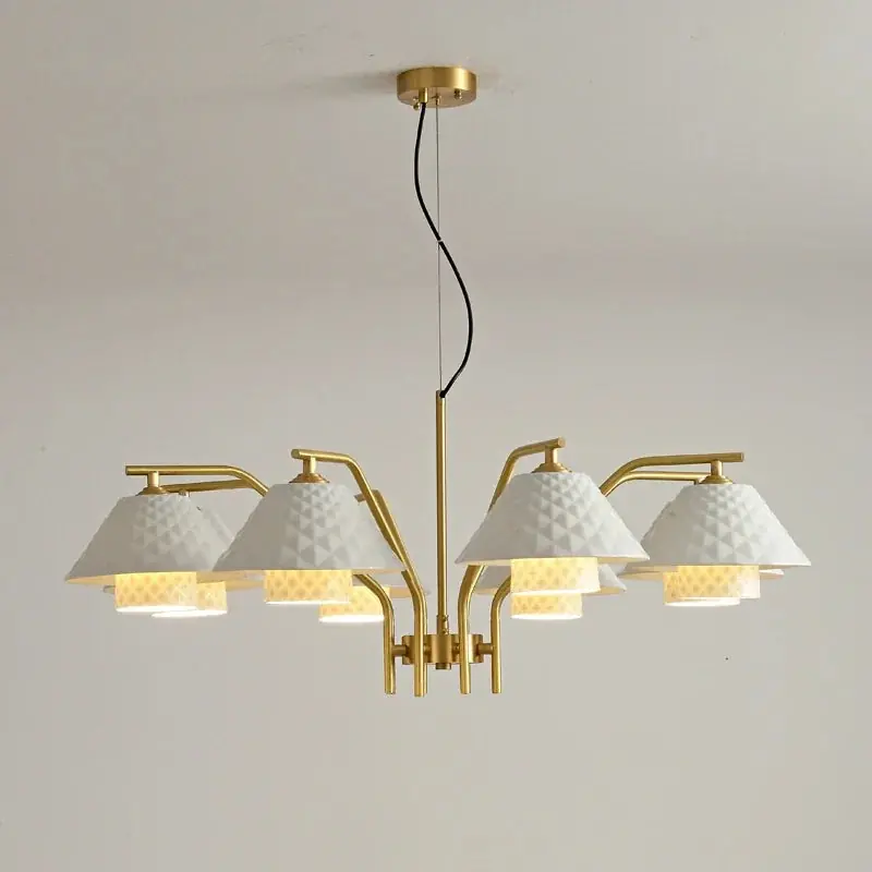 lustre à led pour décoration intérieure moderne et élégante