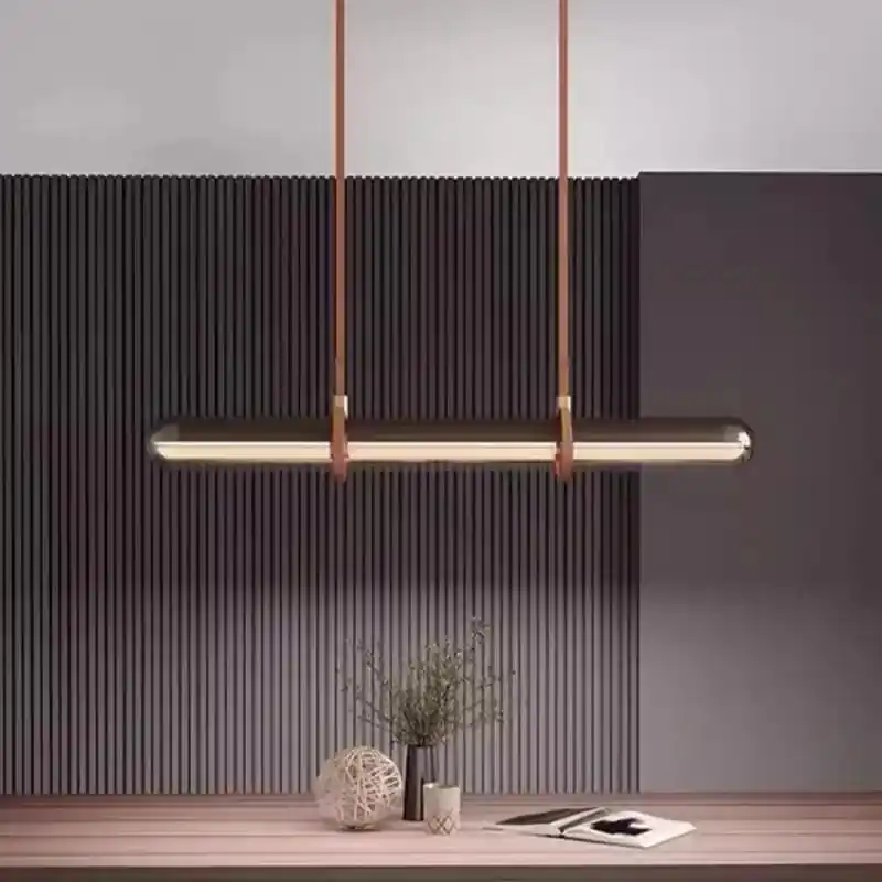 lustre en verre pour éclairage intérieur moderne et élégant