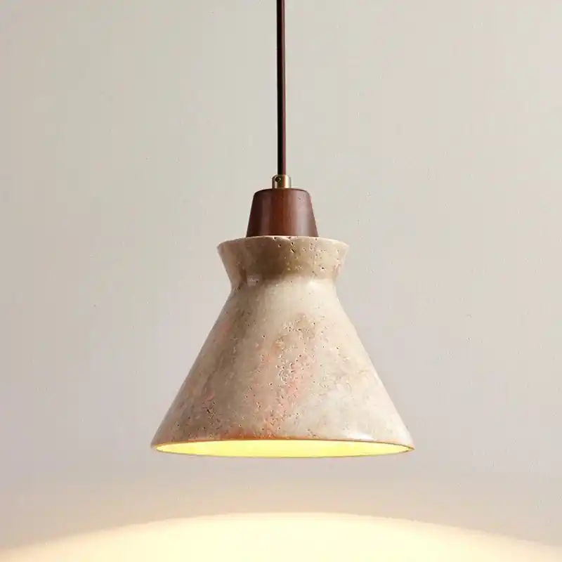 lustre vintage en marbre à led pour décoration intérieure élégante