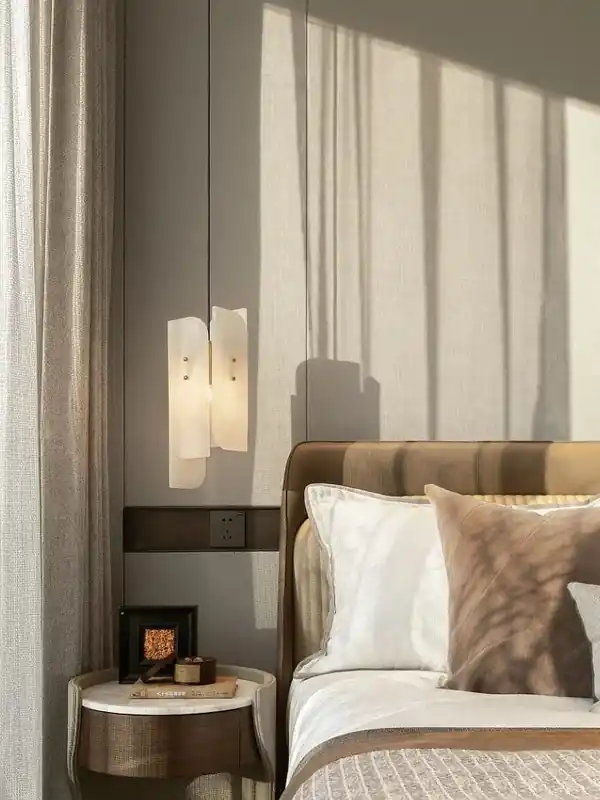 lustre décoratif moderne en marbre naturel minimaliste
