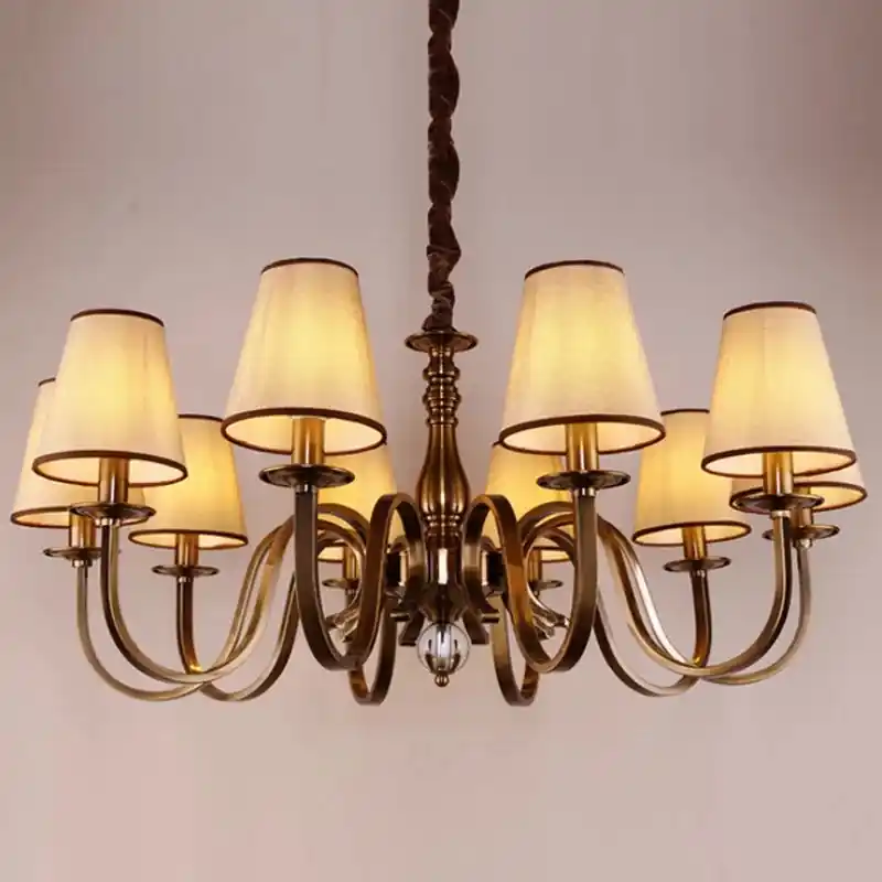 lustre led classique américain pour une décoration rustique élégante