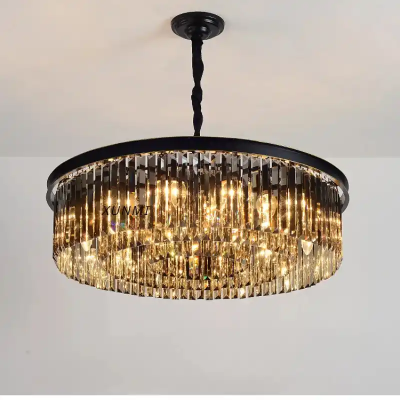 lustre en cristal de luxe style italien pour décoration intérieure