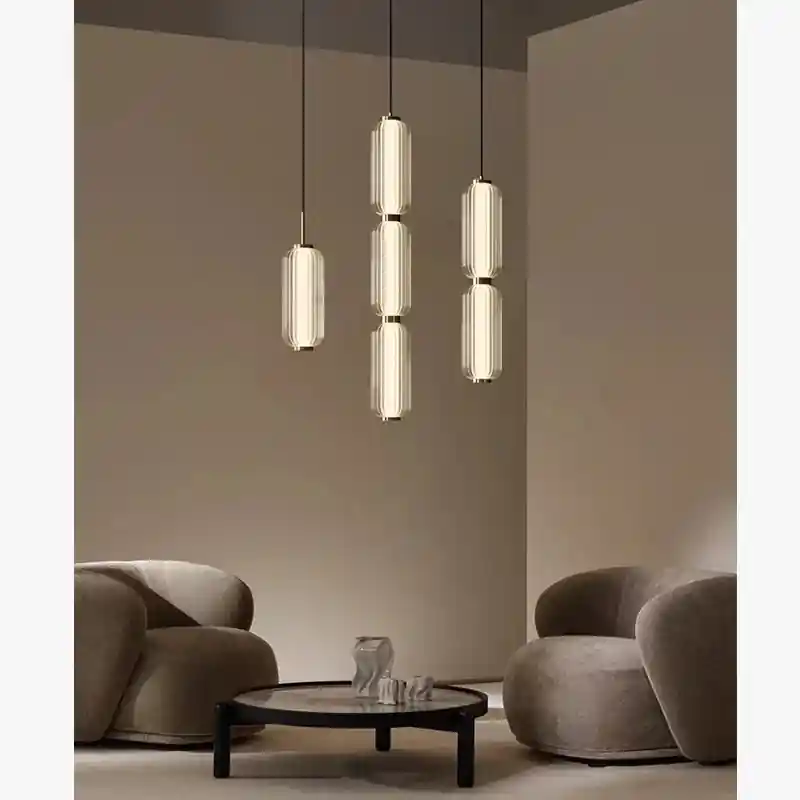 lustre américain de luxe en led pour restaurant moderne