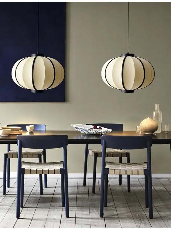 lustre moderne en tissu pour décoration intérieure et restaurant