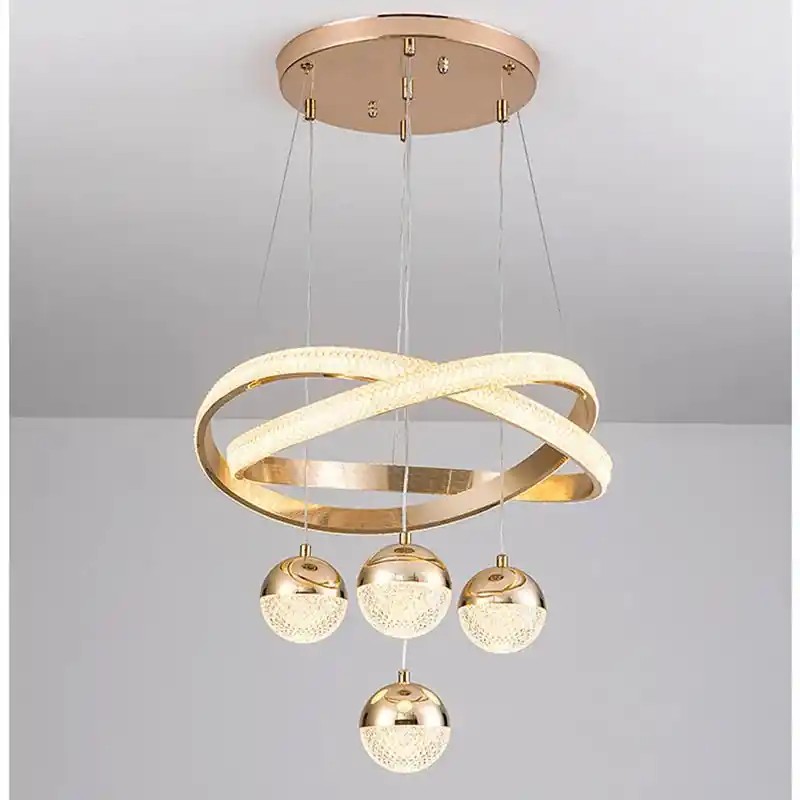 lustre moderne design minimaliste à trois têtes élégant et léger