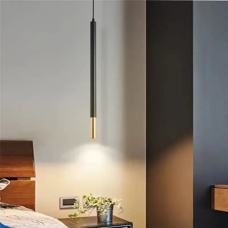 lampe de chevet suspendue led lustre unique décoration intérieure