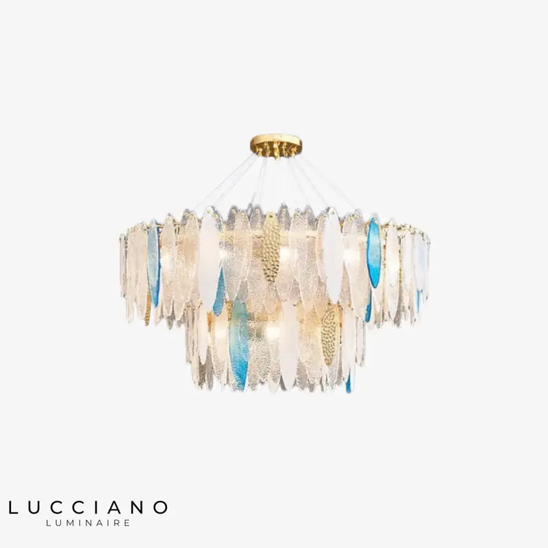 Lustre en verre moderne Valentina