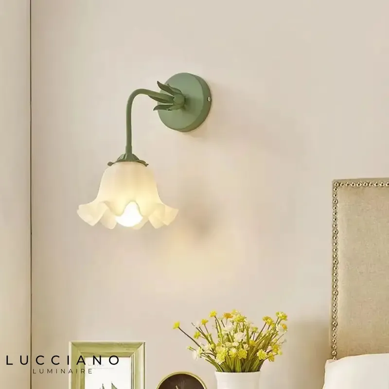 Applique Murale Têtes de Lit Chambre avec Roses