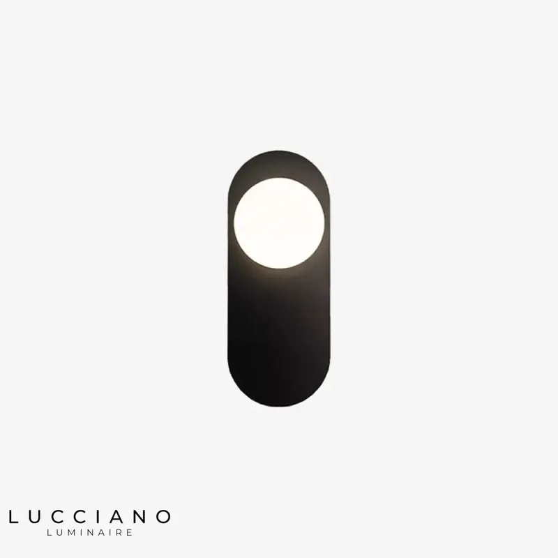 Applique murale LED ovale élégante et moderne