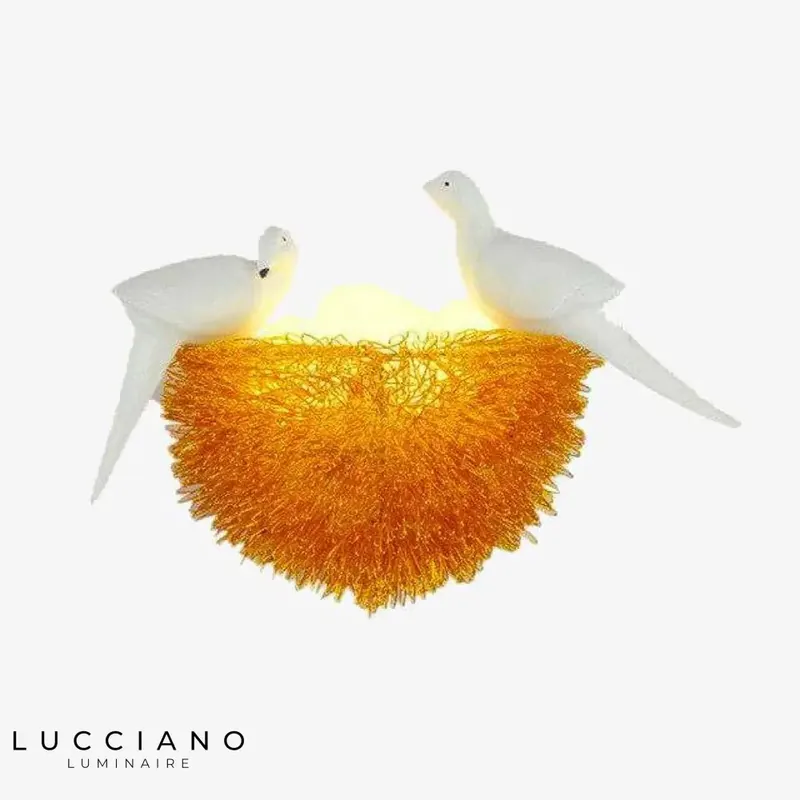 Applique LED design nature suspendue élégante