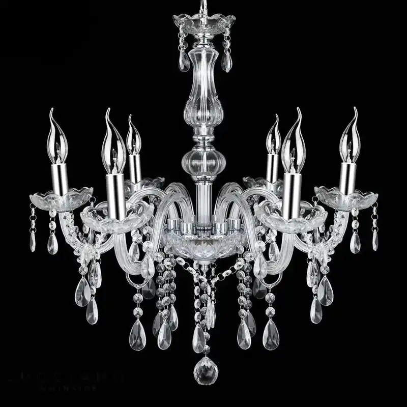 Antique crystal living room chandelier