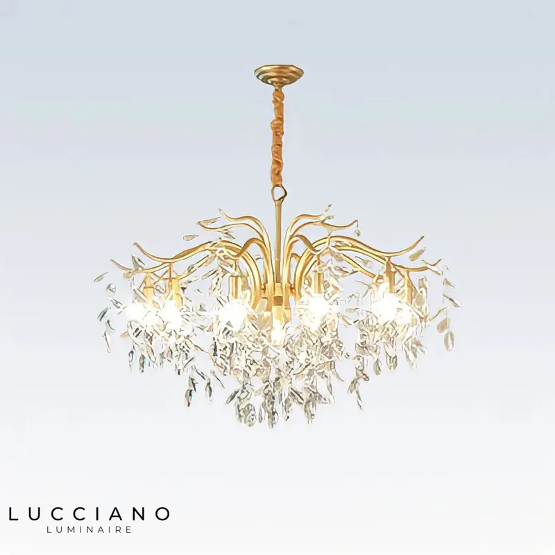 Contemporary crystal chandelier