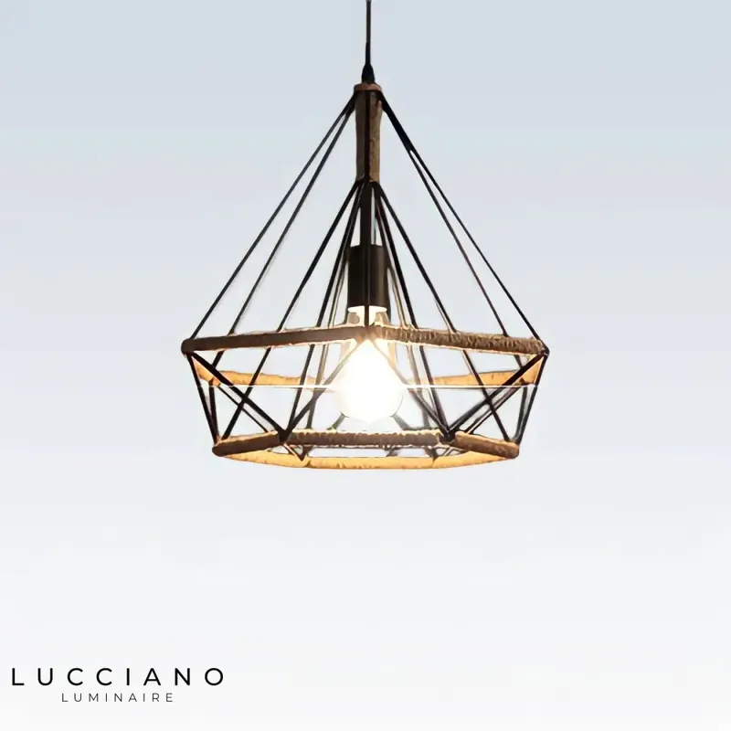 Vintage industrial chandelier