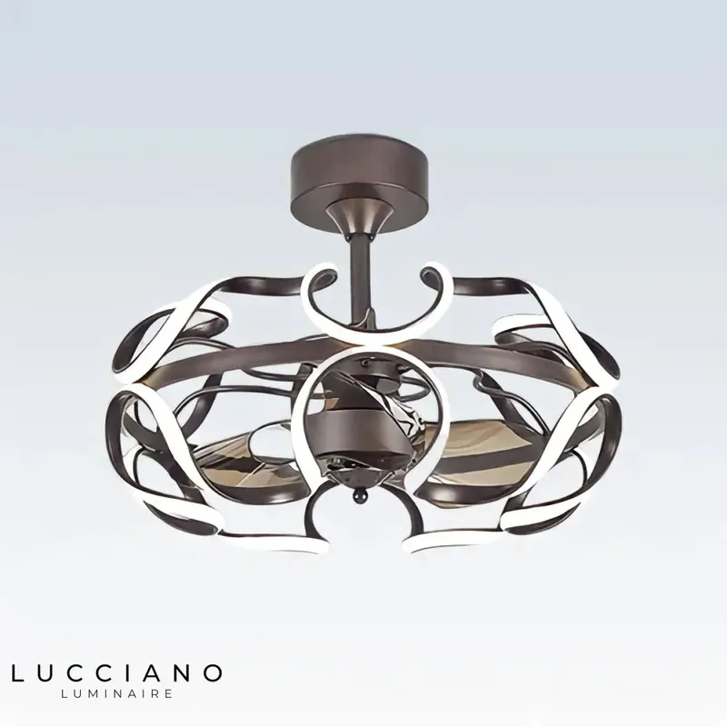 Unique design fan chandelier