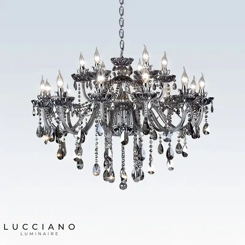 Baroque crystal chandelier