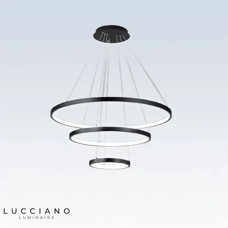 3-ring pendant chandelier