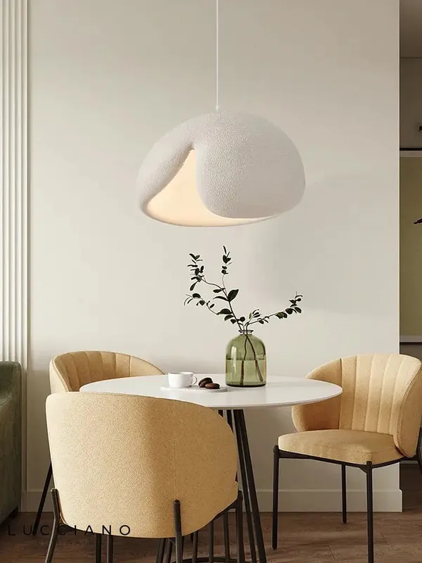 Wabi sabi ceiling light dining room | modern dining room chandelier