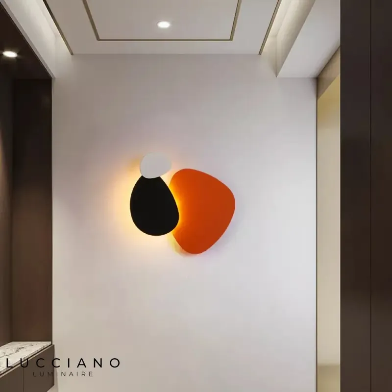 Nordic geometric metal wall lamp