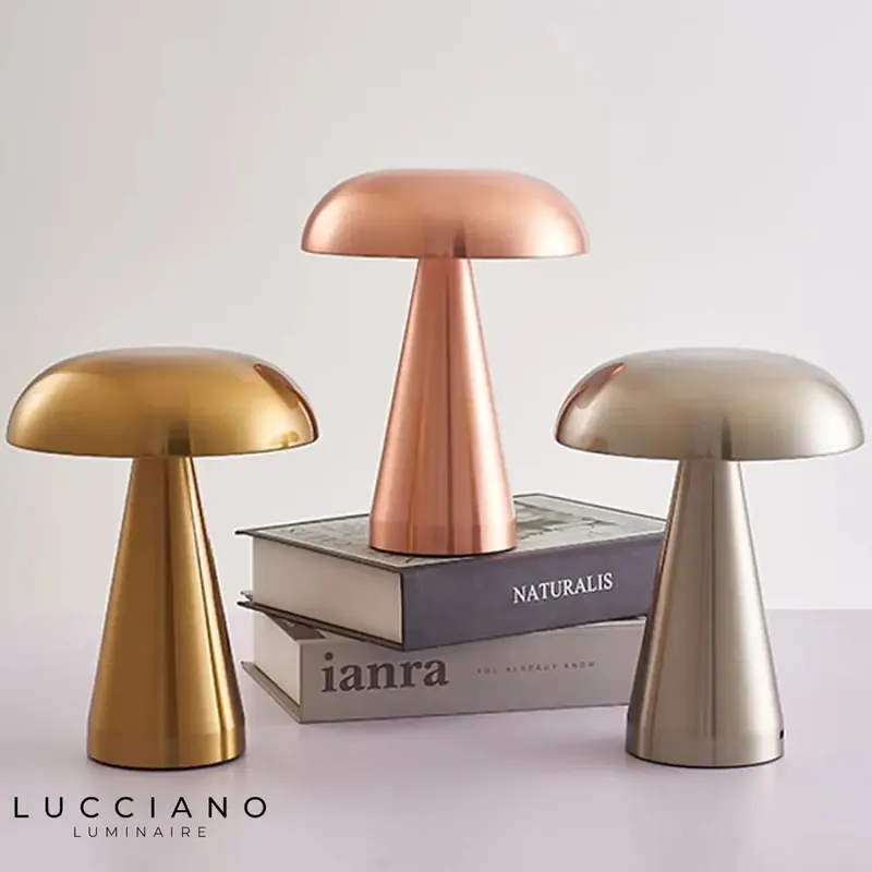 Vintage LED touch lamp with sleek design