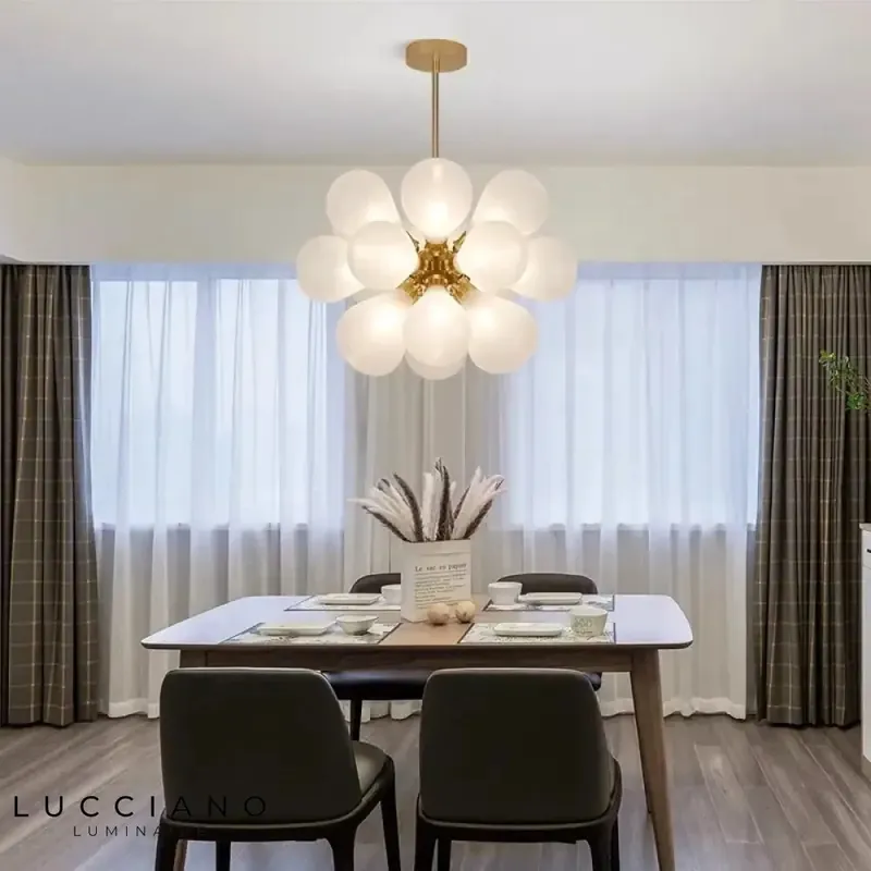 Blown Glass Chandelier