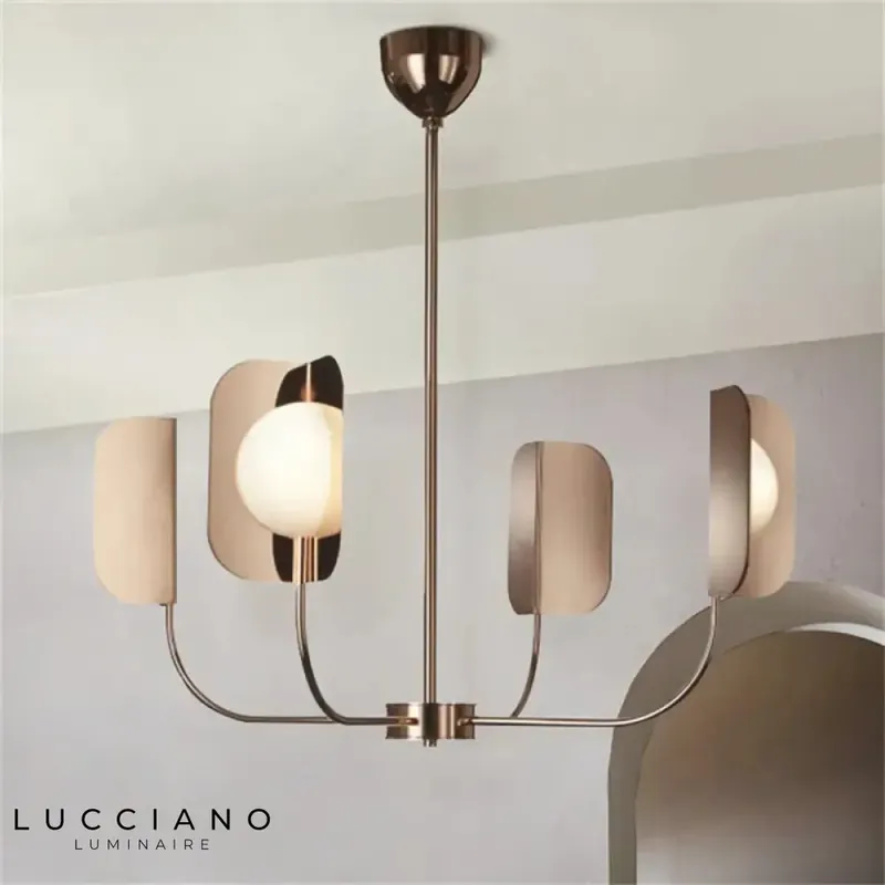 Chandelier with Glass Ball