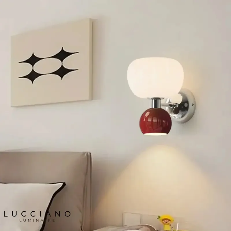 Double bedroom wall light