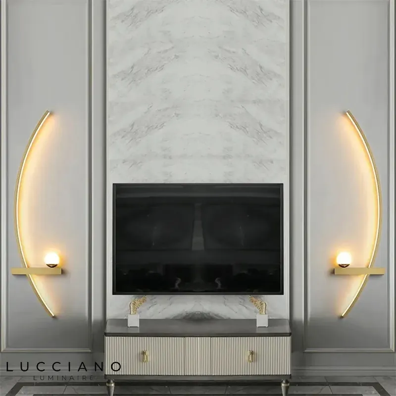 Designer bedroom wall light