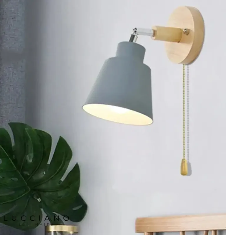 Bedroom Wall Light With Pull Switch