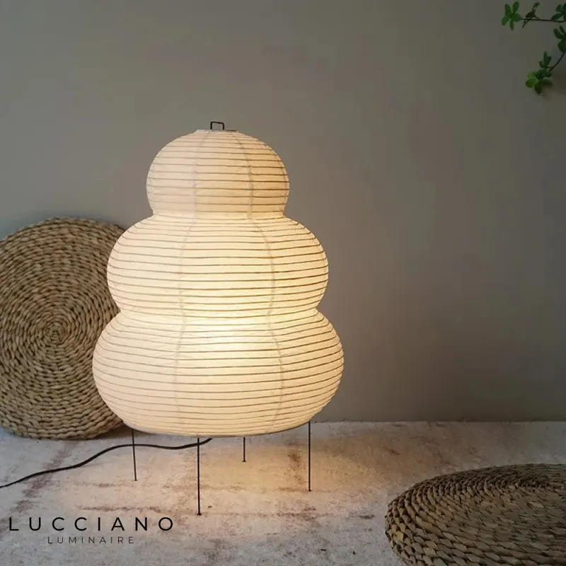 Akari Design Japanese Paper Bedside Lamp
