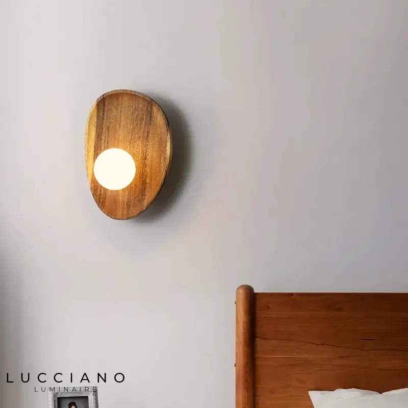 Wooden Wall Light Living Room