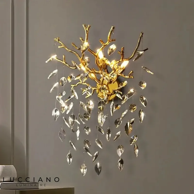 High-End Gold Design Wall Sconces