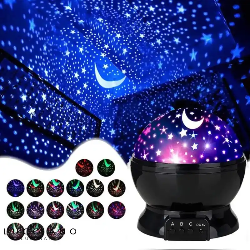 Starry Sky Projector Bedside Lamp