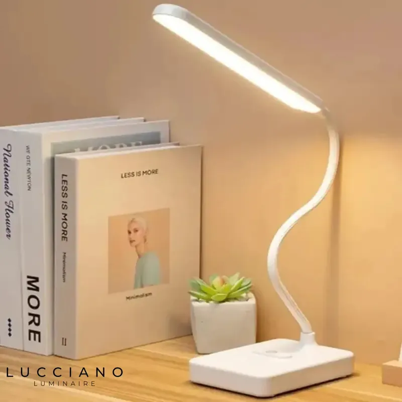 White Touch Desk Lamp Reading Light