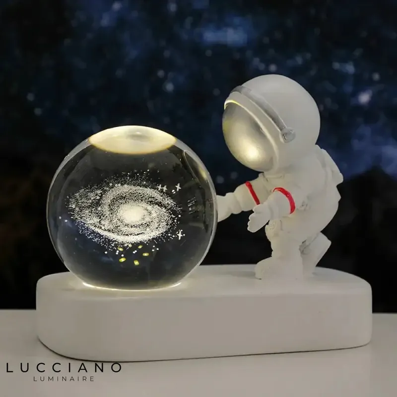 Astronaut Crystal Ball Bedside Lamp