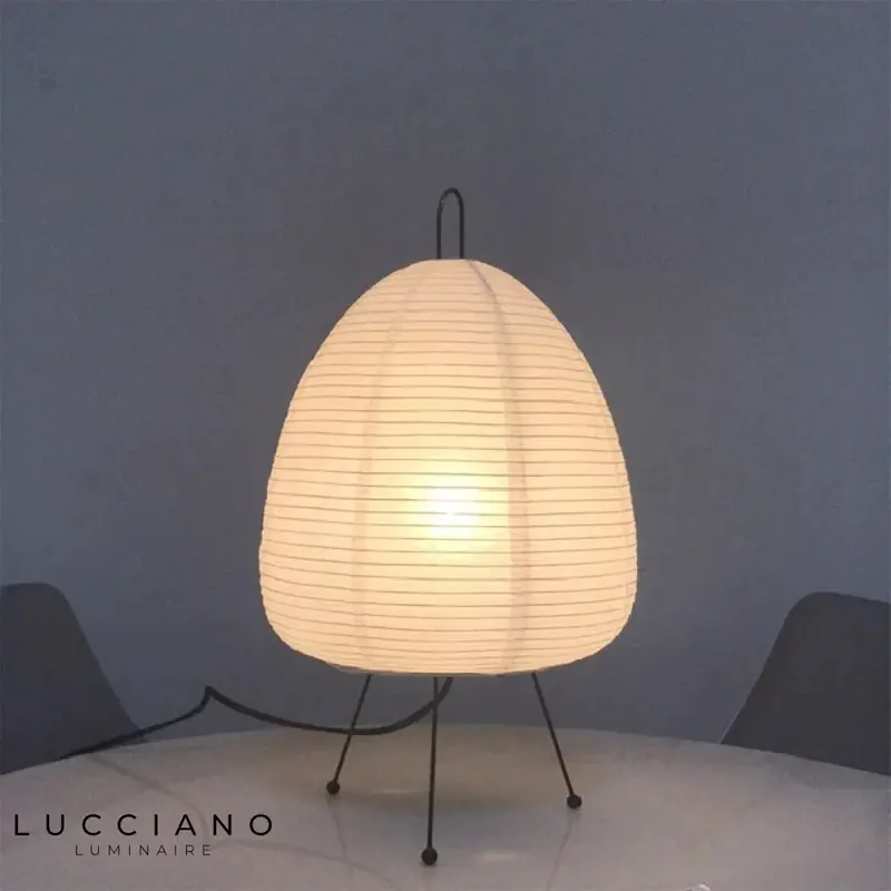 Akari Japanese Paper Bedside Lamp
