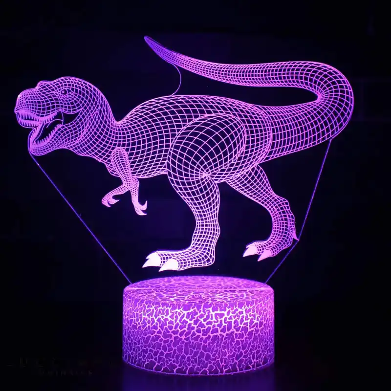 3D Dinosaur USB Bedside Lamp