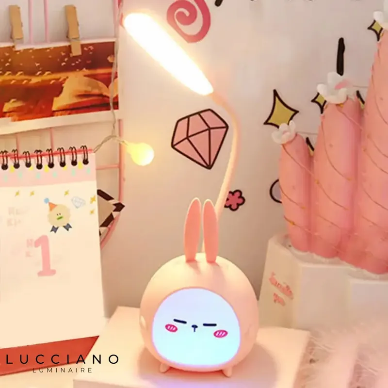 Cute Rabbit Bedside Lamp for Kids
