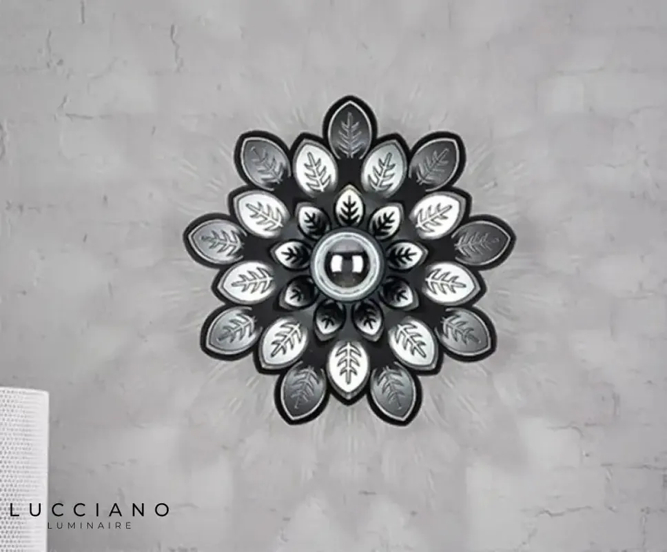 Shadow Cast Black Designer Wall Sconce