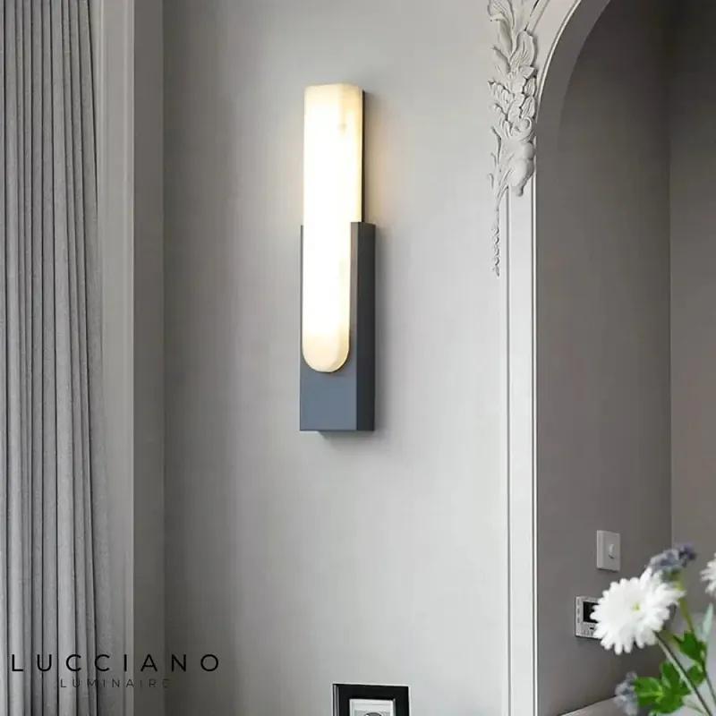 Contemporary Grey Designer Wall Sconce