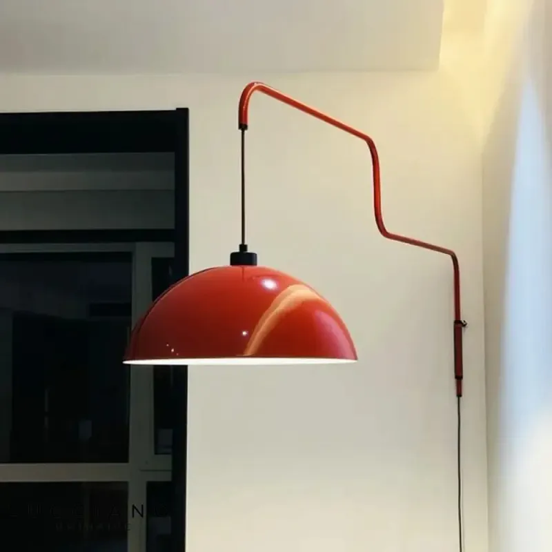 Red Designer Wall Light