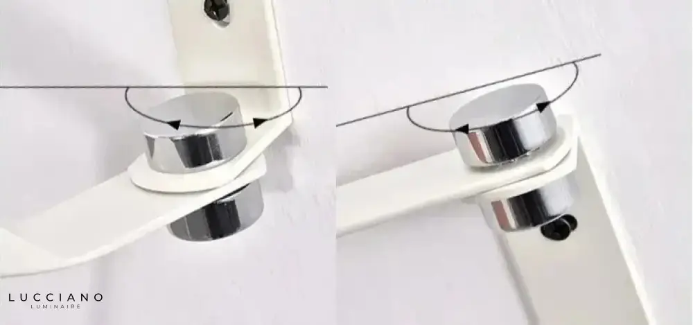 Black Designer Offset Wall Light
