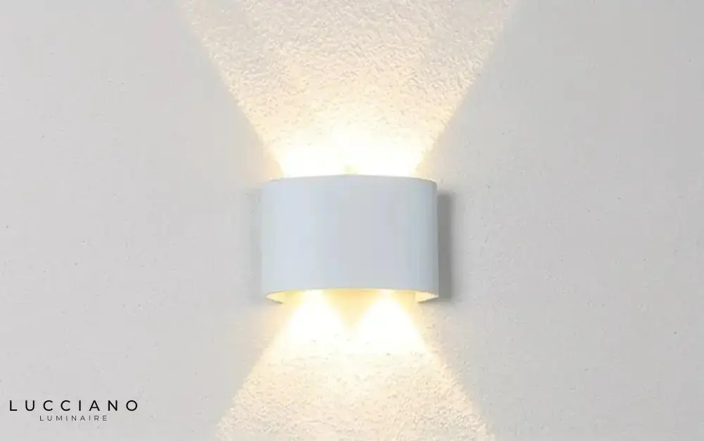 White Designer Outdoor Wall Light