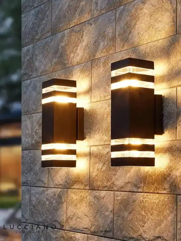 Black Wall Design Exterior Wall Light