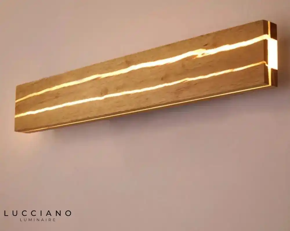 Wooden Kitchen Wall Light