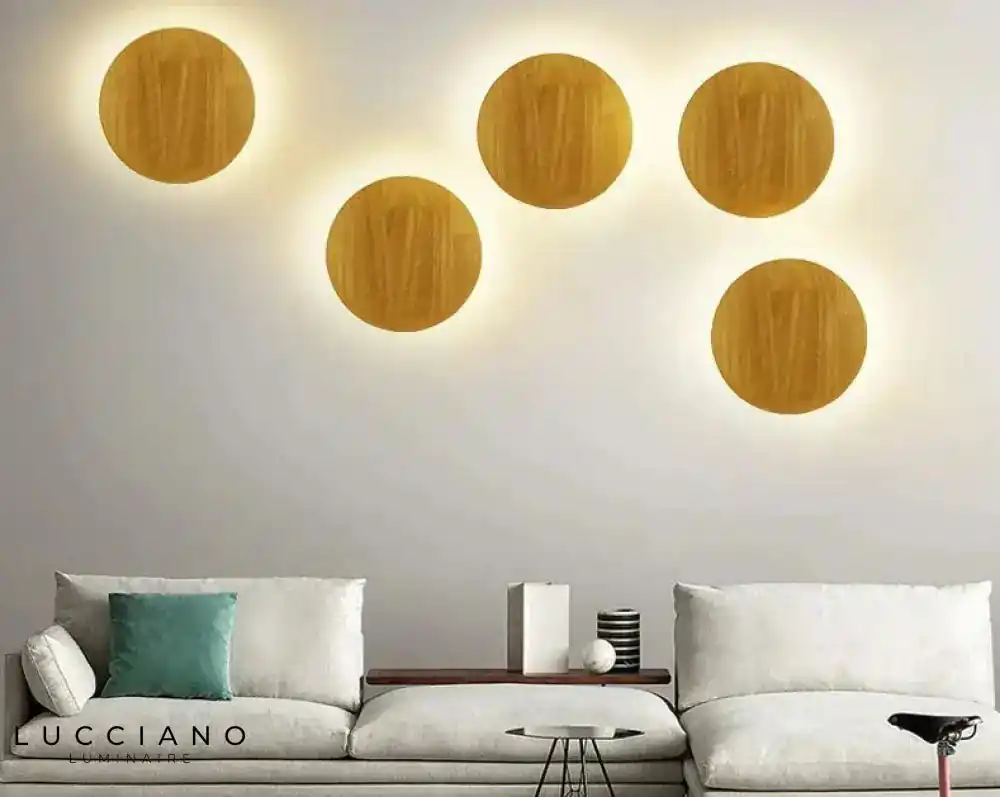 Wooden Staircase Wall Light