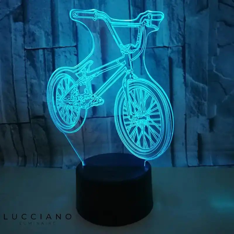 3D Touch Bike Bedside Lamp