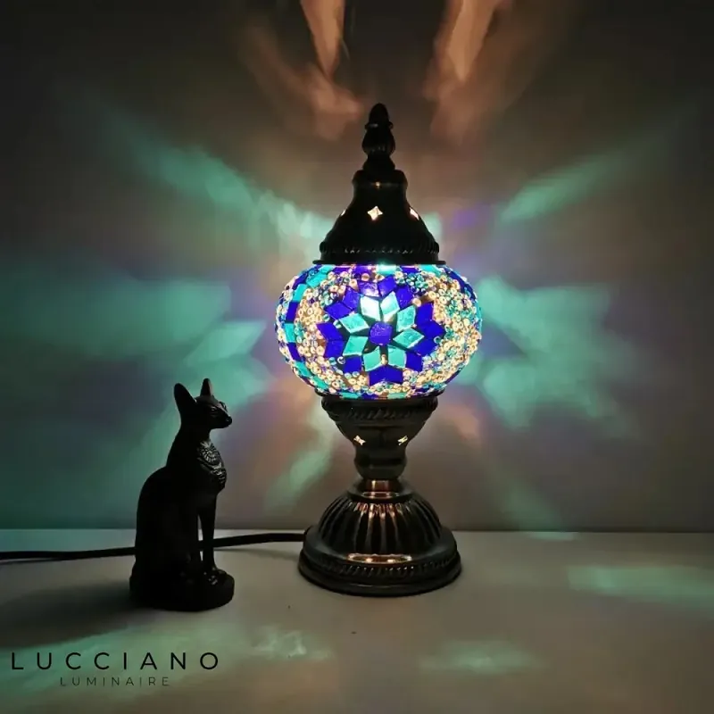 Vintage Mosaic Bedside Lamp