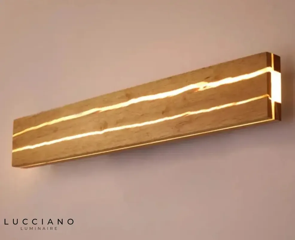 Long Wall Sconce Wood Piece